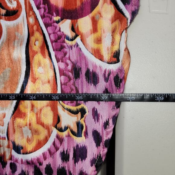 Chicos Womens Batwing Loose Boho Top Size Large XL Colorful Flowy Animal Print - Picture 7 of 9